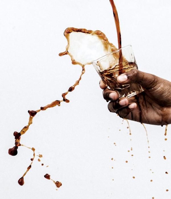 Coffee spill